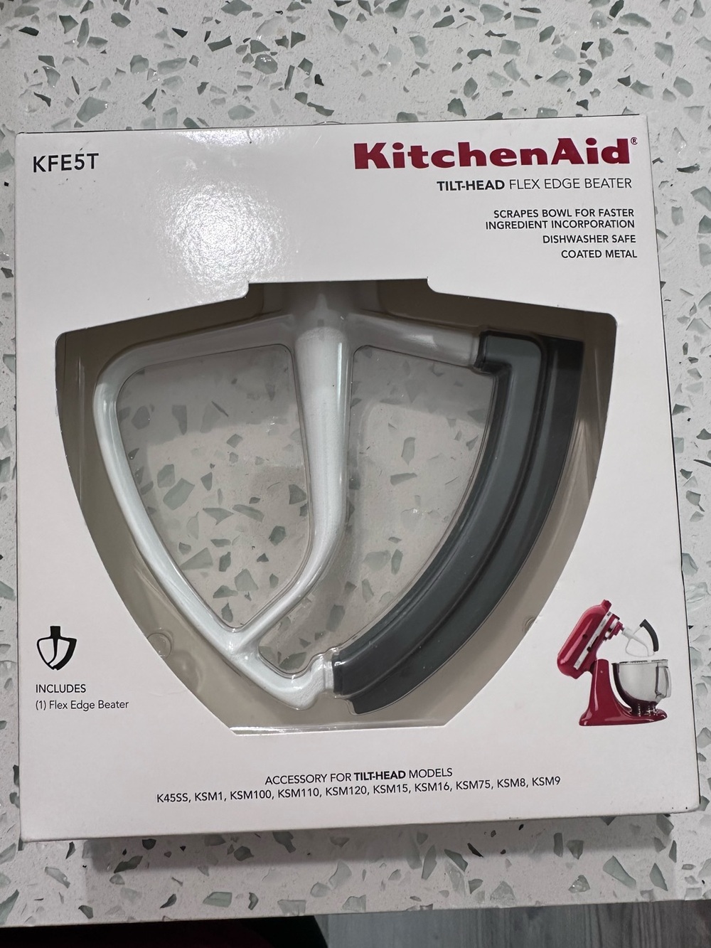 KitchenAid Tilt-Head Flex Edge Beater